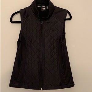 Fila Black Vest, Size Medium